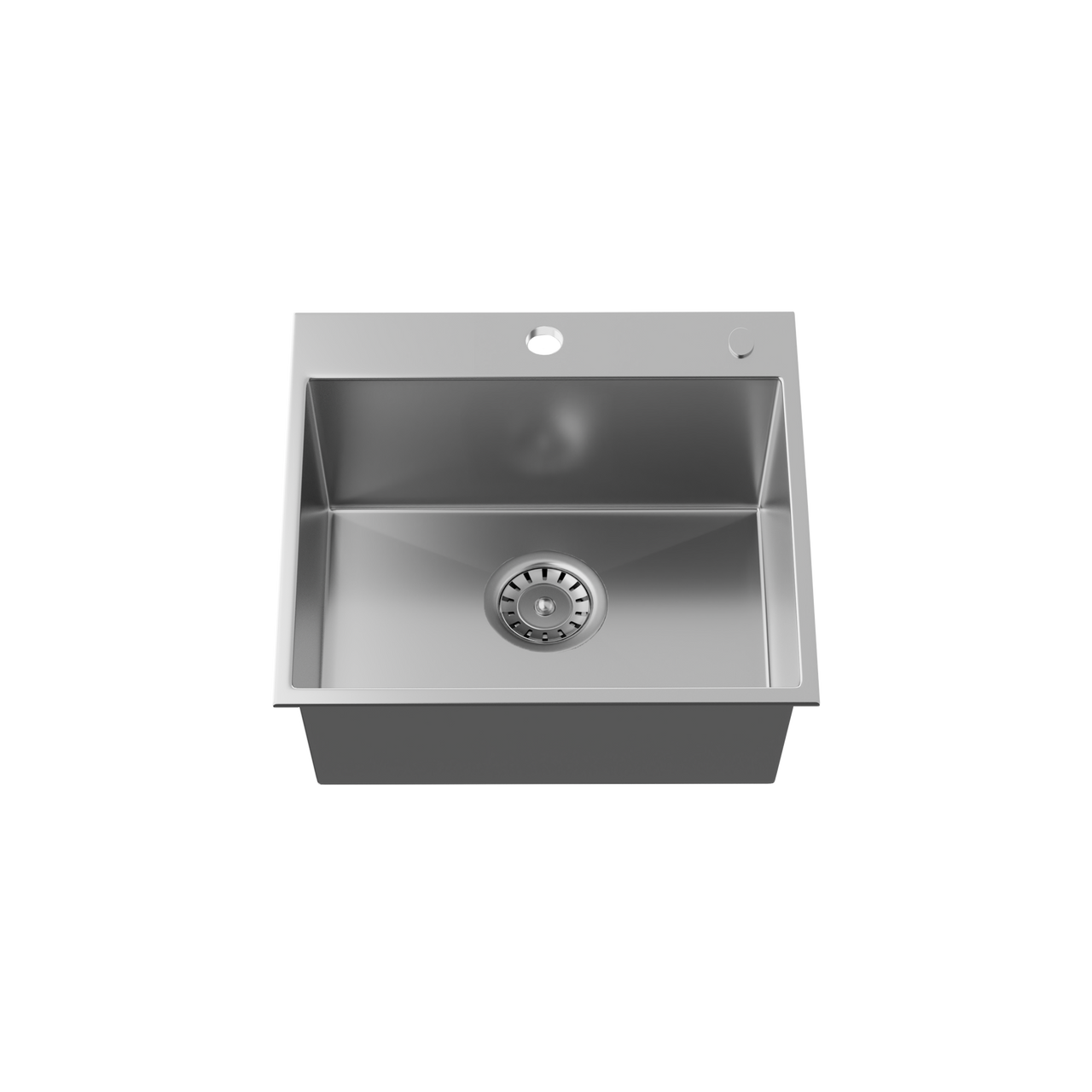 EP-1815 Dual Mount Small 18" Single Bowl Stainless Steel Kitchen Sink Stainless Steel Kitchen Sink