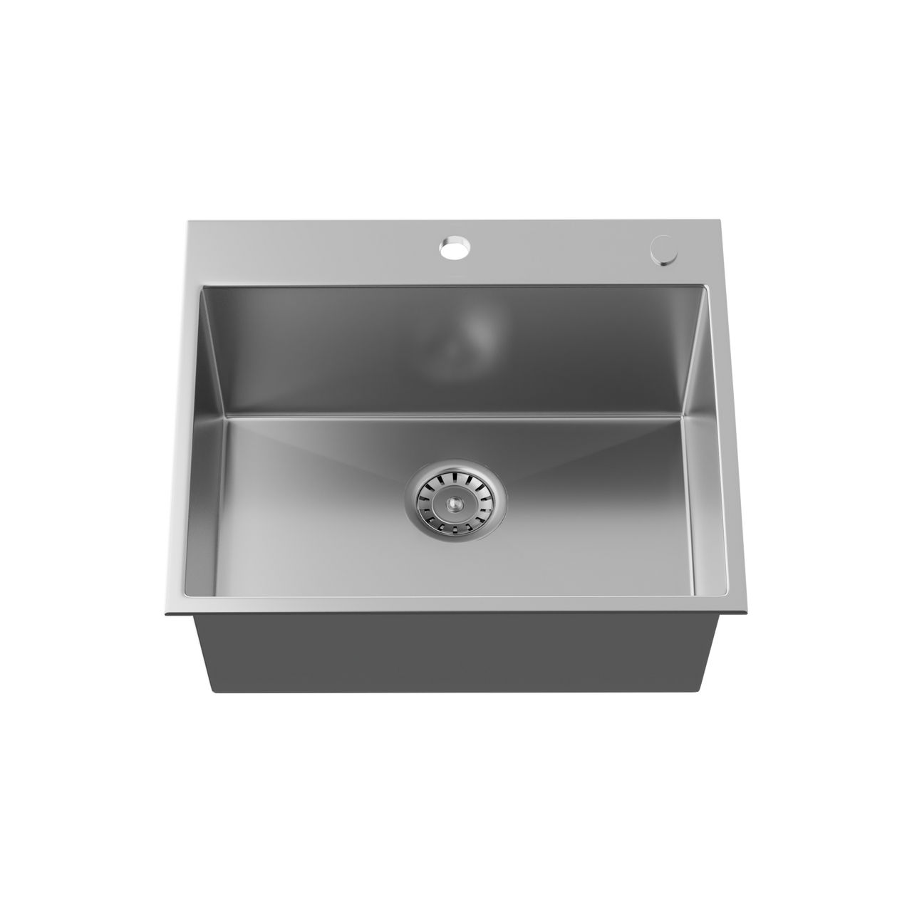 EP-2318 Dual Mount Medium 23" Single Bowl Stainless Steel Kitchen Sink