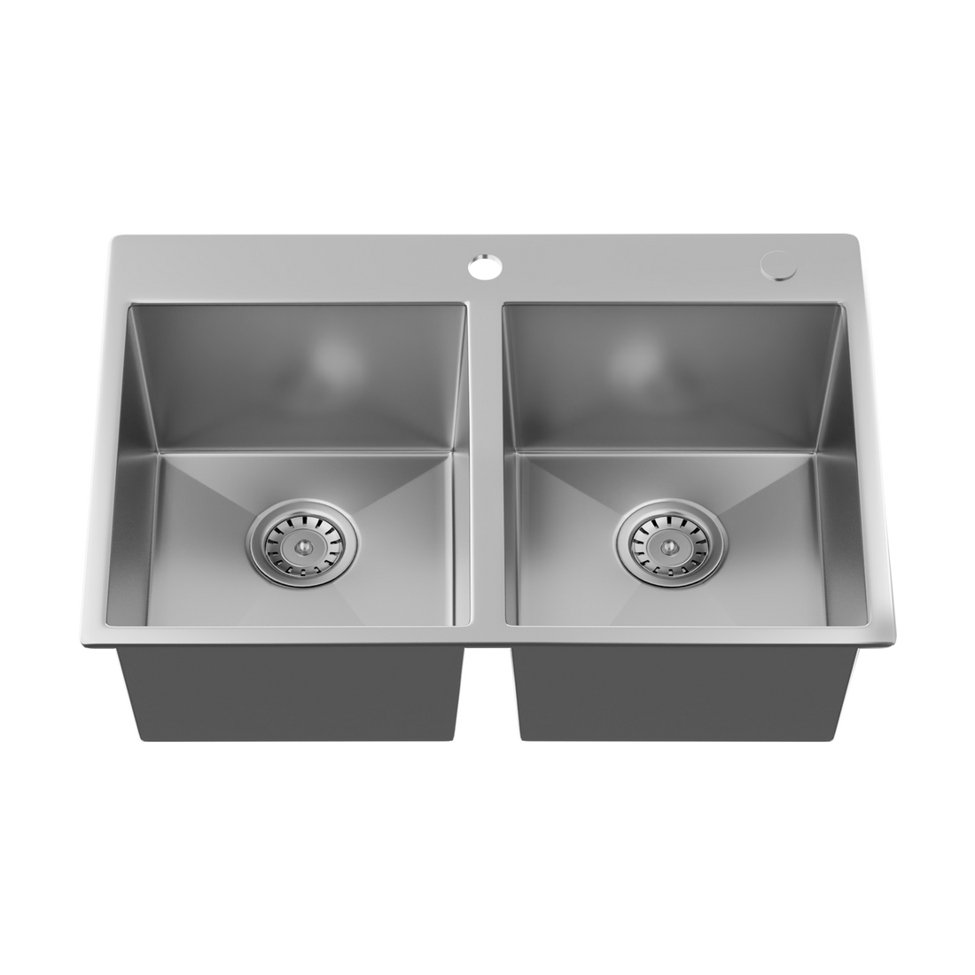 EP-5050 Dual Mount Even Double Bowl Stainless Steel Kitchen Sink