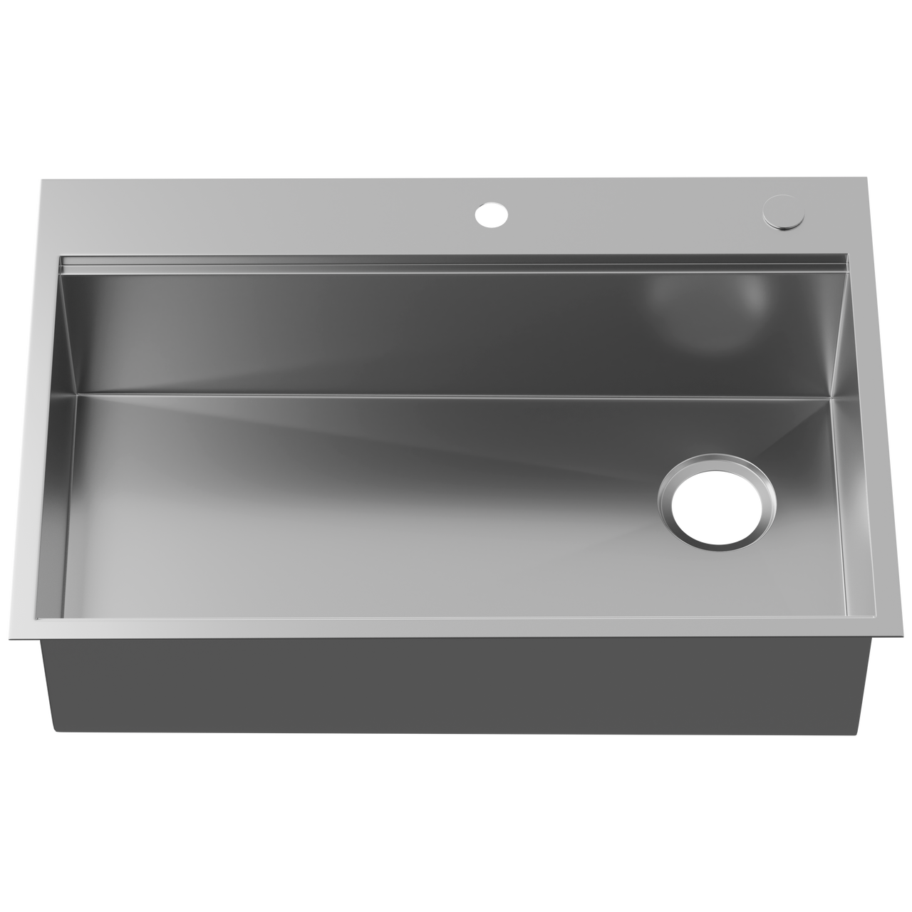 RWS-33" Workstation Single Basin Stainless Steel Kitchen Sink