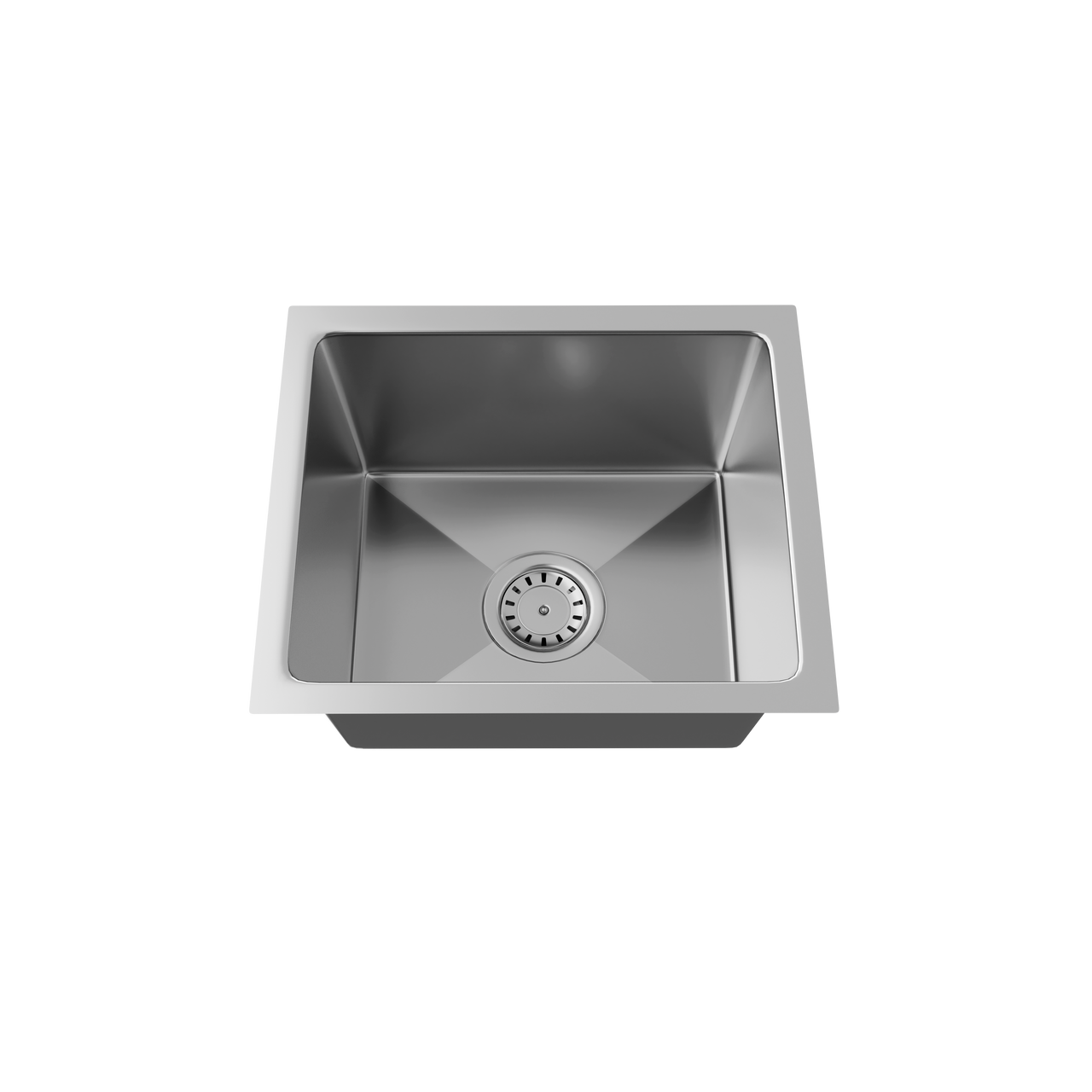 E-1815 Small 18" Single Bowl Stainless Steel Kitchen Sink